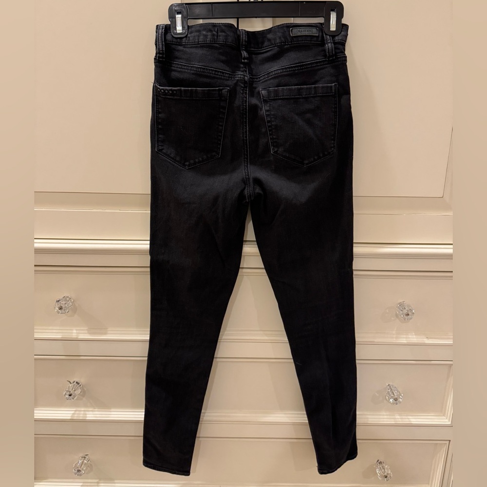 BlankNYC The Great Jones, High Rise Skinny Black Denim Jeans, Size US 27 - Picture 2 of 2